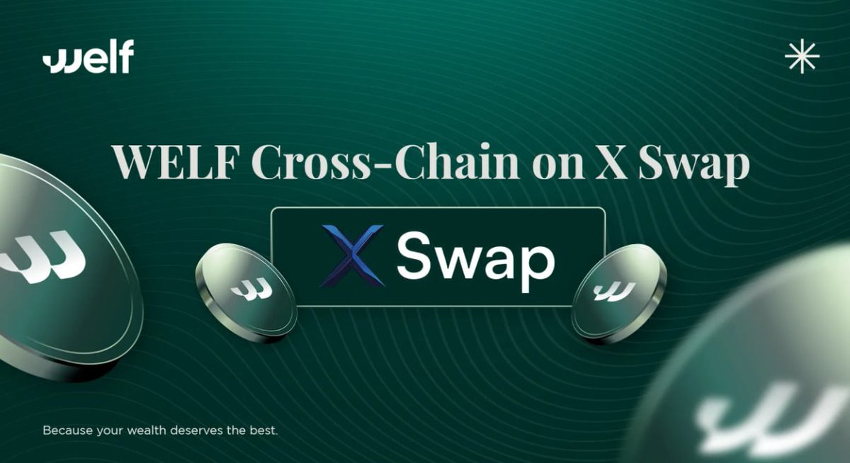 New Listing
<a href="/WelfFinance/">Welf Finance</a> 

Awesome news again! $WELF is now listed on X- SWAP! Damn the team is pushing hard!

WELF 's First Cross-Chain Integration is live on XSwap! This makes it so cool! 

You can now swap $WELF safely across chains, powered by Chainlink CCIP.

Again didn`t