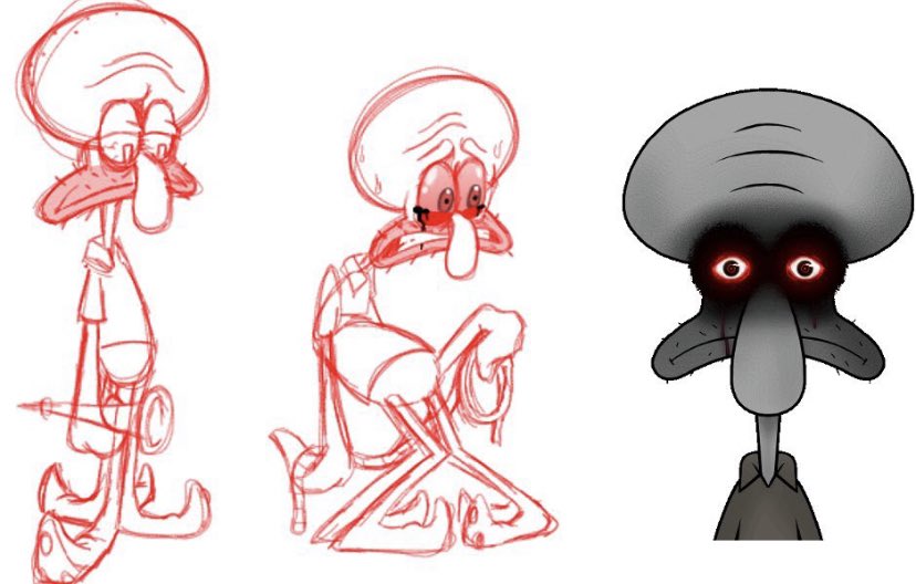 Mistful Crimson Morning (V2) - Unfinished canon red mist Squidward idles 

Art by Unfunnt