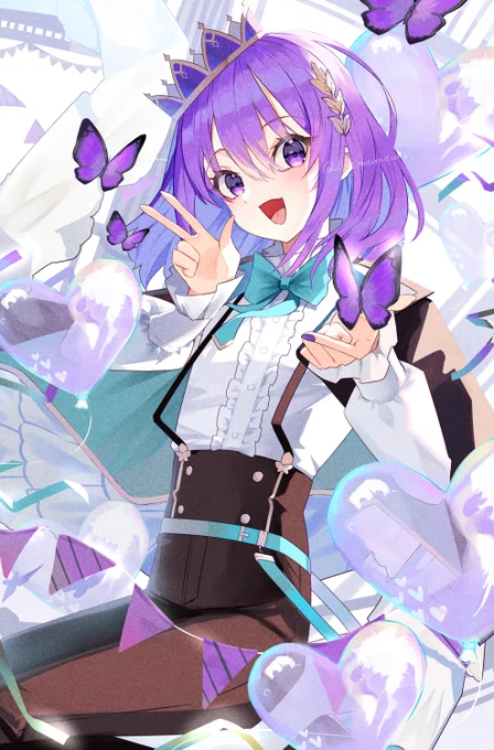 Happy Purple Party#oc #illustration 