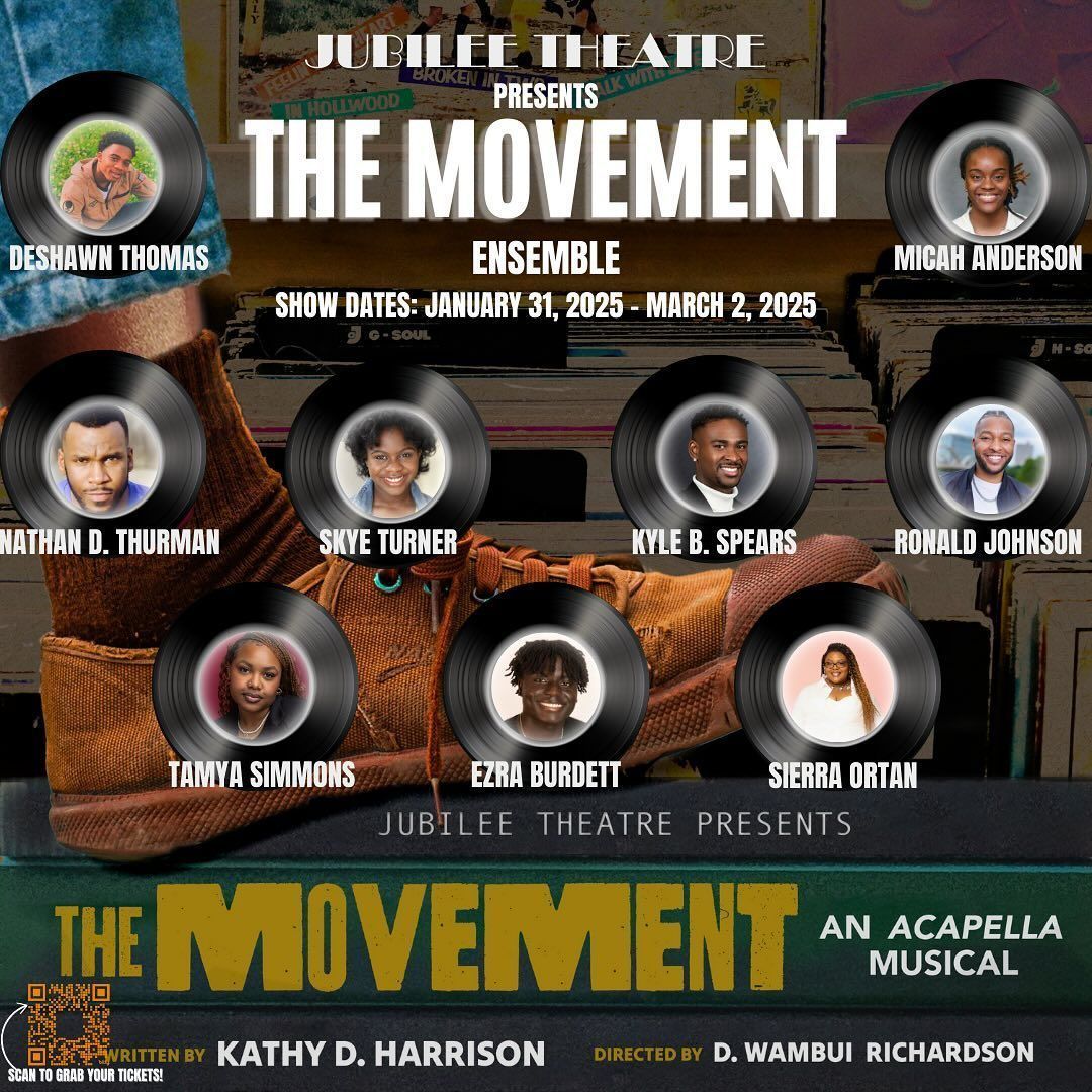 Skye Turner ("Tina") has been cast in the acapella musical "The Movement", playing at Jubilee Theatre in Fort Worth, TX! The show runs Jan. 31-Mar. 2nd. Get tickets at jubileetheatre.org.