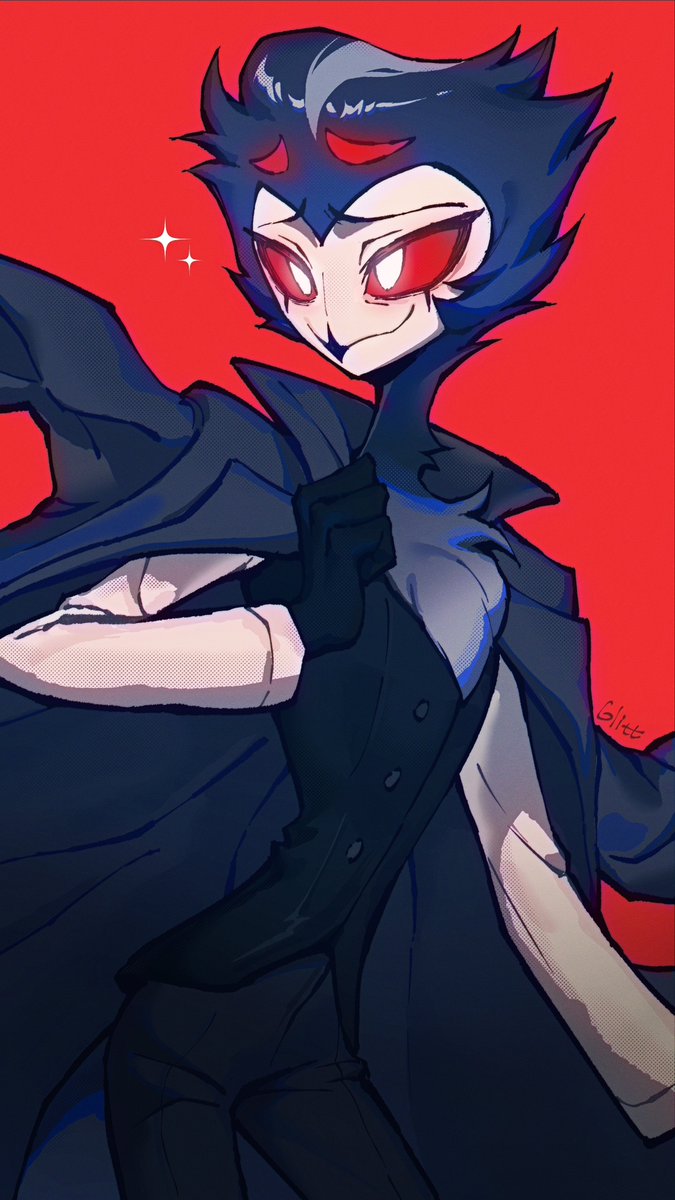 Finally finished This! This outfit was only shown for a couple of seconds, but it suits him so well.... 

#Stolas #HelluvaBossFanart #HelluvaBoss