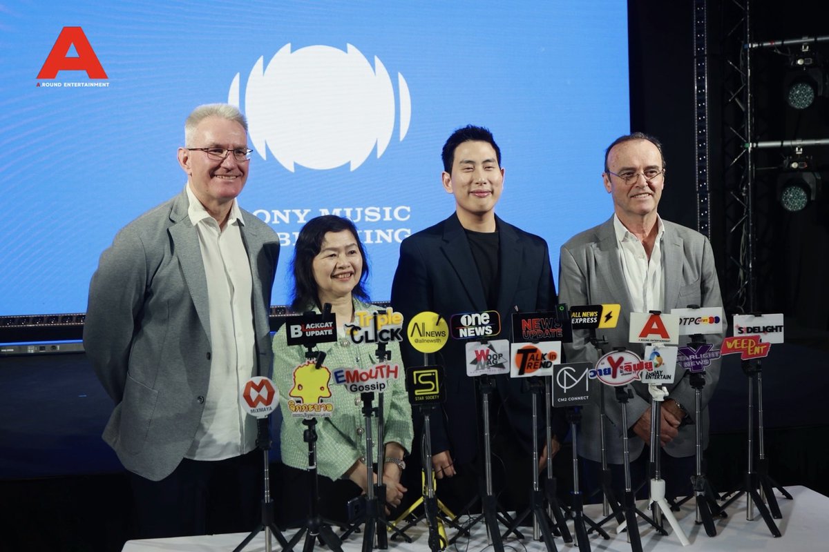 around_ent's tweet image. Sony Music Publishing ในเครือโซนี่ คอร์ปอเรชั่น เปิดตัวบริษัทสาขาประจำในประเทศไทยเป็นครั้งแรก แต่งตั้ง “คุณทัชระ ล่องประเสริฐ” เป็นผู้จัดการทั่วไปประจำประเทศไทย (Country General Manager, Thailand)

#SonyMusicPublishing
#SonyMusicThailand