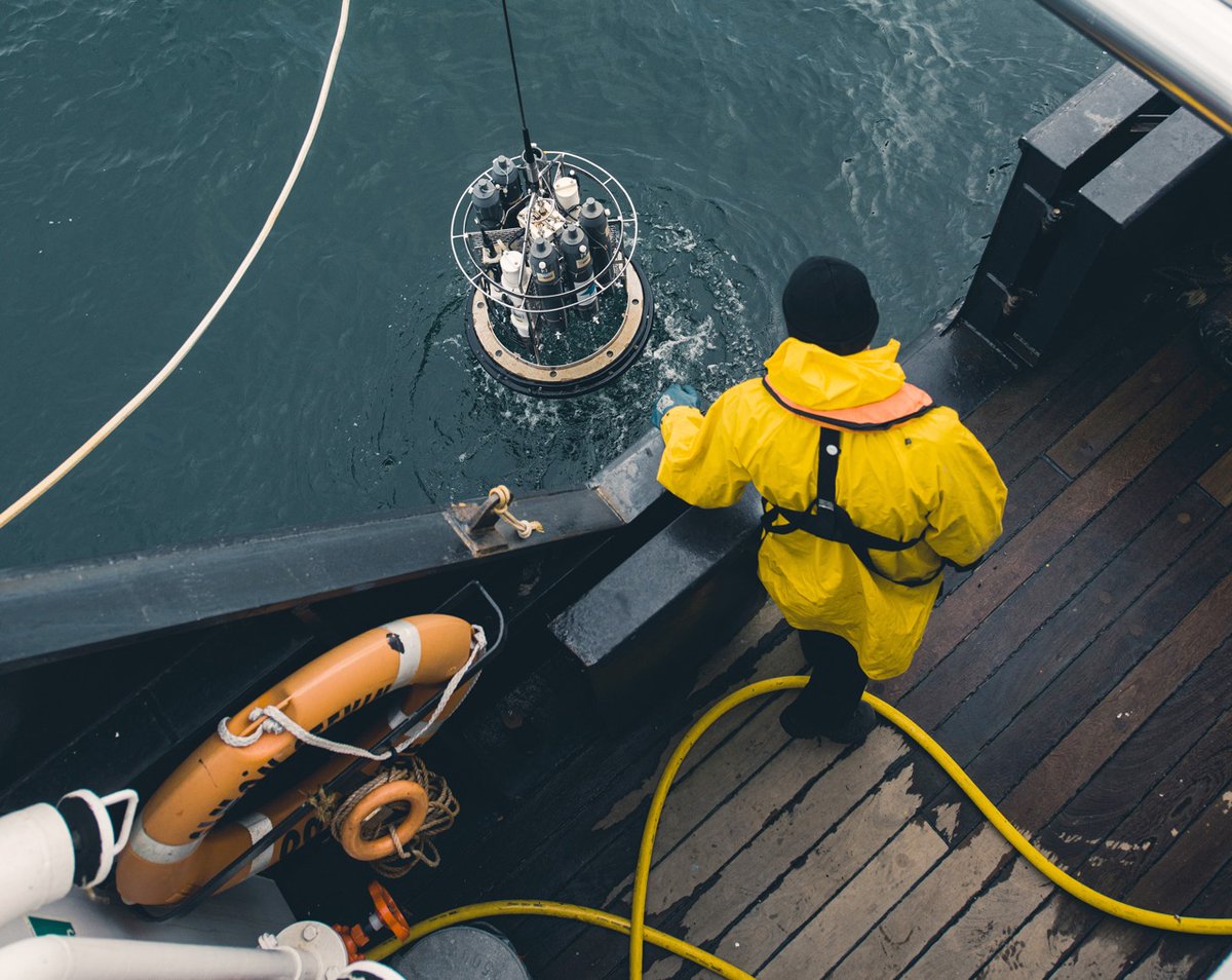 Happy #CTDAppreciationDay! CTD stands for Conductivity, Temperature, and Depth— a package of instruments that measure these essential properties. Definitely deserving of its own day! 🏅

What other instrument should we all celebrate &amp; why? Reply to share your ideas! ⬇️