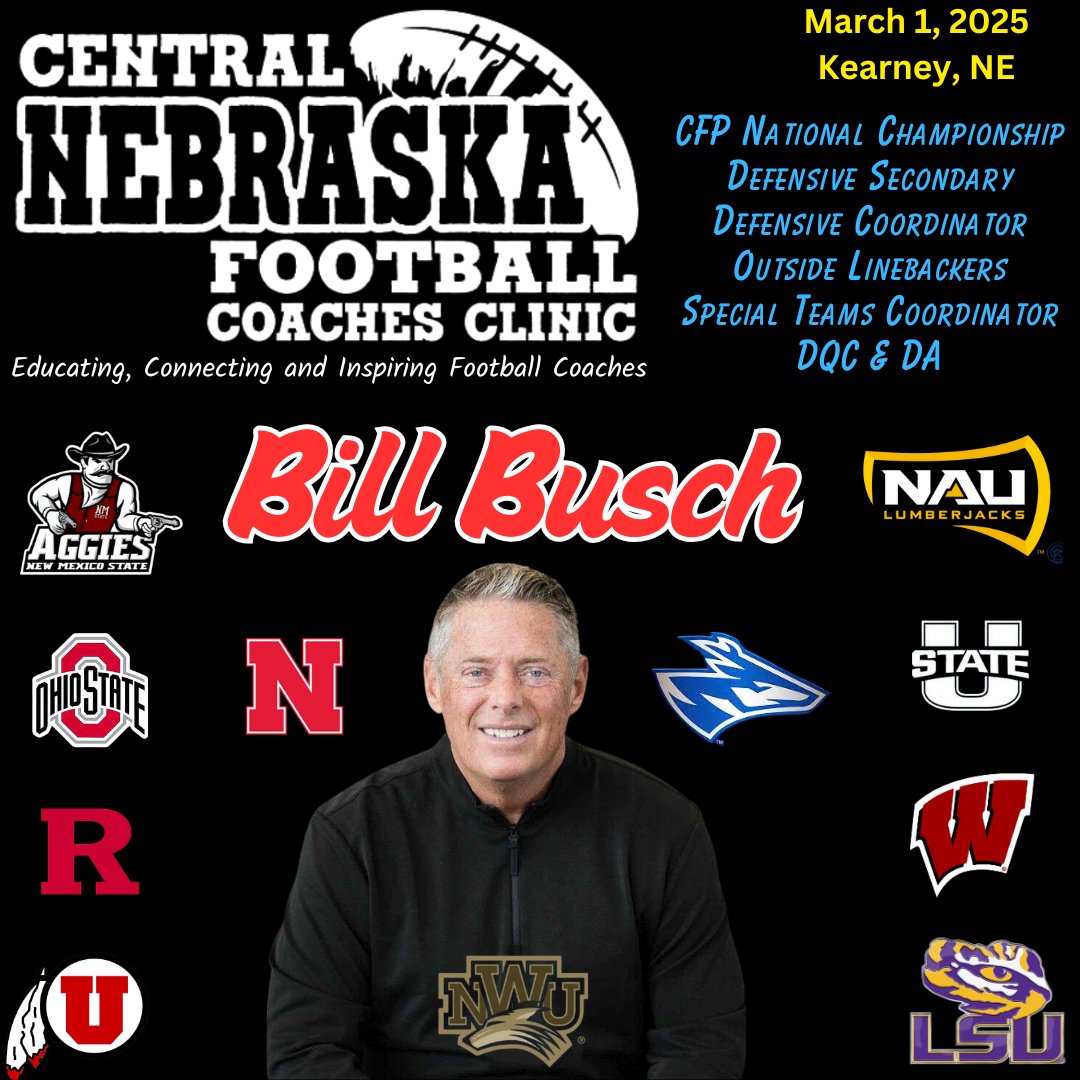 Central Nebraska Football Coaches Clinic tweet media