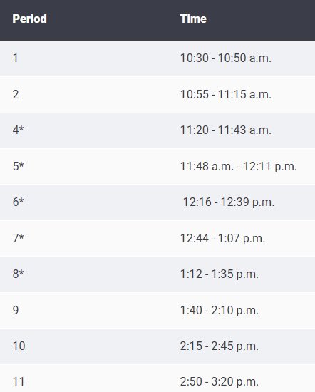 Today we are operating on a 2-hour delay schedule.