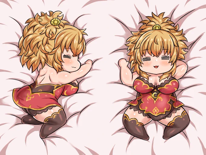 リクエストありがとうございました!抱き枕風もちもち最終皇帝女#ロマサガ2R 