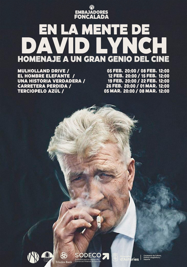 No es un sueño: ya a la venta todas las sesiones de nuestro ciclo EN LA MENTE DE DAVID LYNCH: HOMENAJE A UN GENIO DEL CINE. Cinco películas indispensables de uno de los artistas más influyentes del séptimo arte. Entradas disponibles en taquilla y en la web