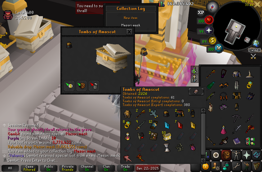 7/7 toa and first raid completion