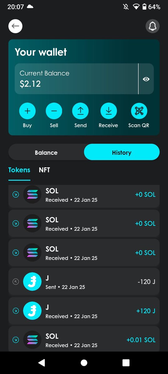 Received my airdrop from <a href="/JamboTechnology/">Jambo</a> 
Love the tech and phone !