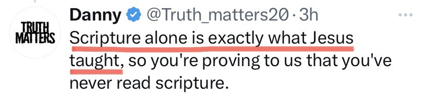 MrCasey62's tweet photo. LOL! Jesus QUOTED Scripture. He NEVER said, “Ignore My Church.” 🤣 https://t.co/3PefWk1MEt