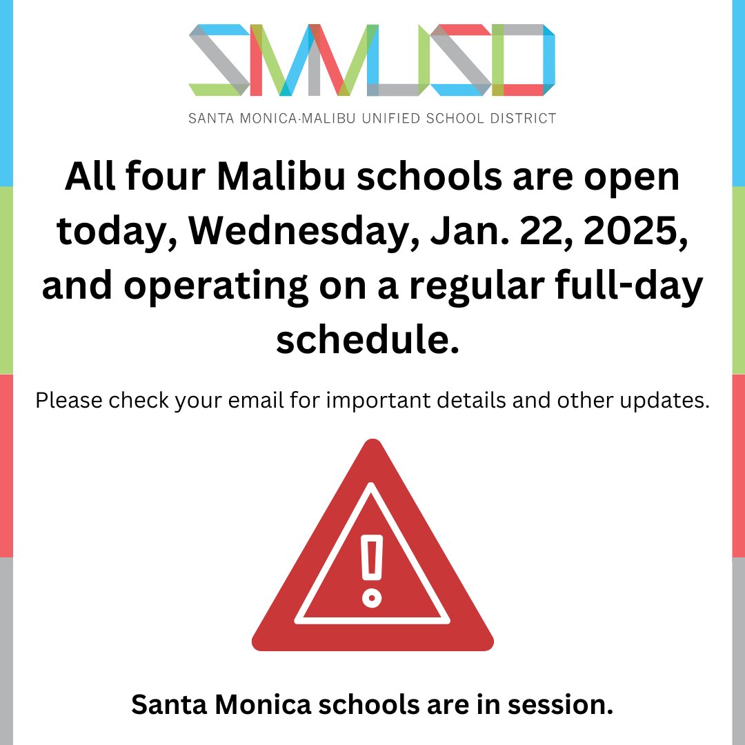 SMMUSD - OFFICIAL tweet media