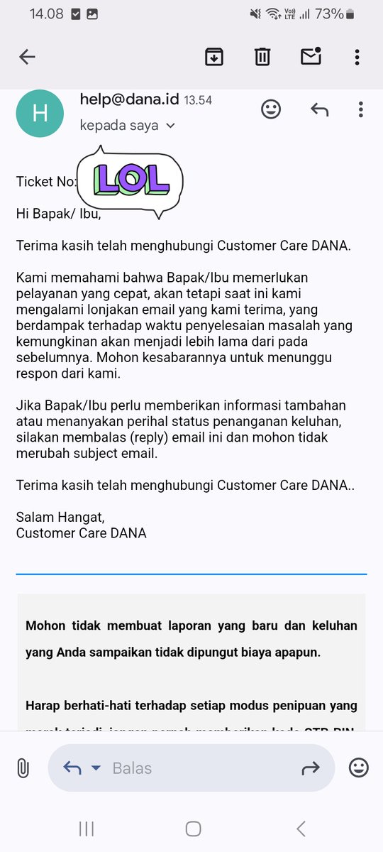 cindyyyyyy00's tweet photo. @danawallet GILA!! lama banget pananganannya, dari 16 januari saya buat laporan akun di hack, sampai sekarang disuruh tunggu mulu. gimana ini dana? gampang bgt ya dihack https://t.co/CmGltrAFj2