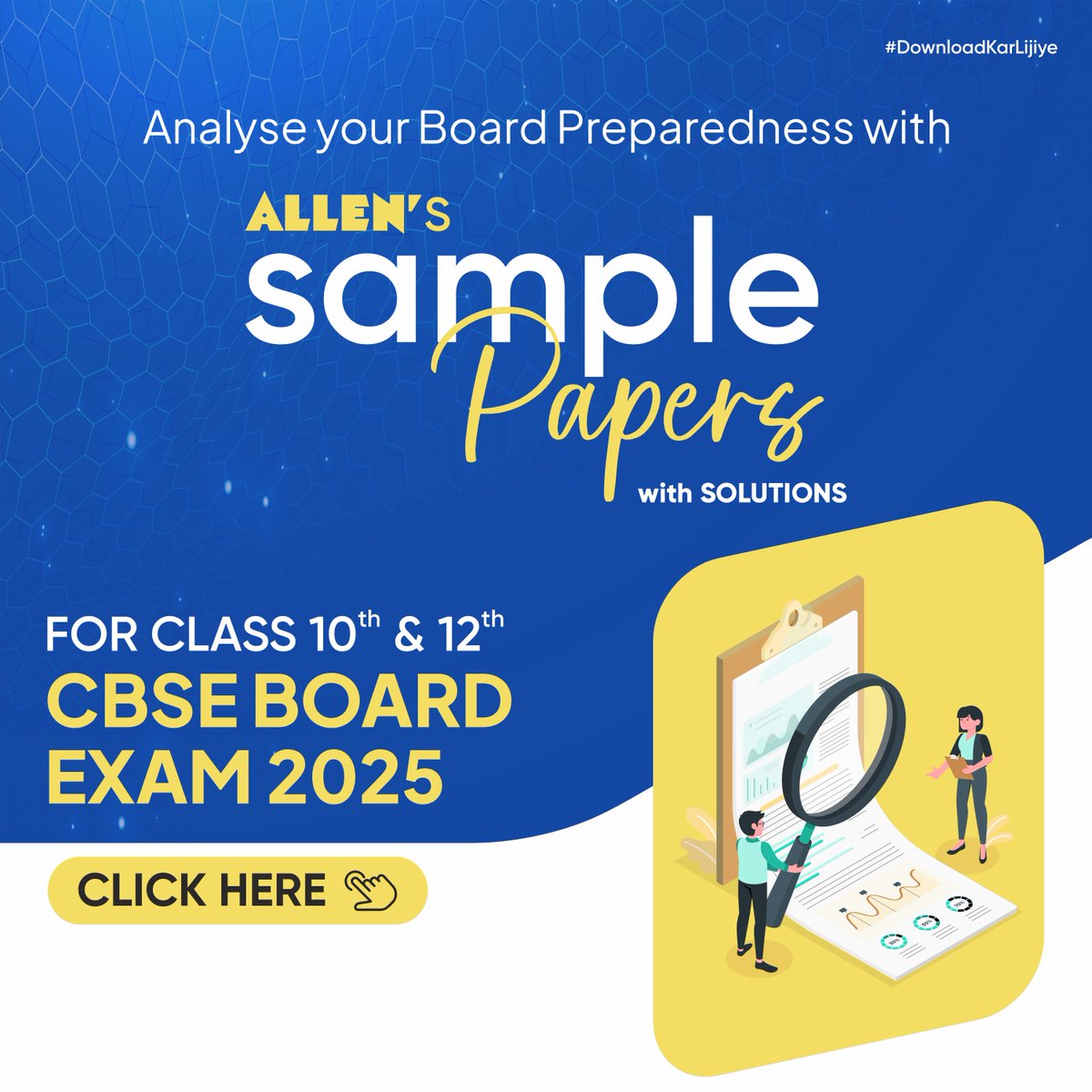 ALLENkota's tweet image. ✨ Get ALLEN's #CBSESamplePapers with detailed solutions for Class 10 & 12 and take your #preparation to the next level.
👉 Download Now:
Class X: allen.ac.in/boards/cbse/cl…
Class XII: allen.ac.in/boards/cbse/cl…
#CBSE2025 #ALLEN #BoardExamPreparation