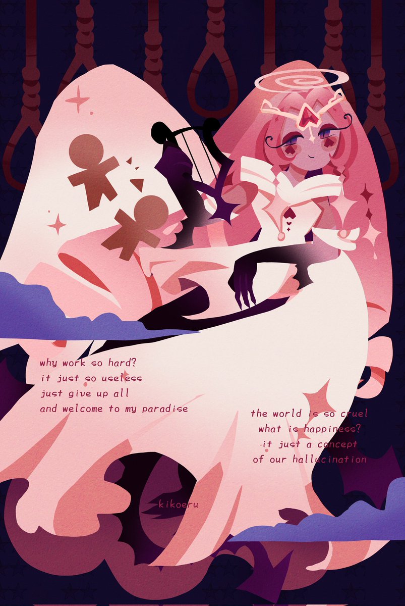 kikoeruuu's tweet photo. TW: SUICIDE(?)
anyways im not going to post art in 3 days or more bc i have a vacation teehee
#eternalsugarcookie
#cookierunkingdom
#cookierunfanart 
#cookierun 
#CRK
#crkfanart https://t.co/Bvaheayibb