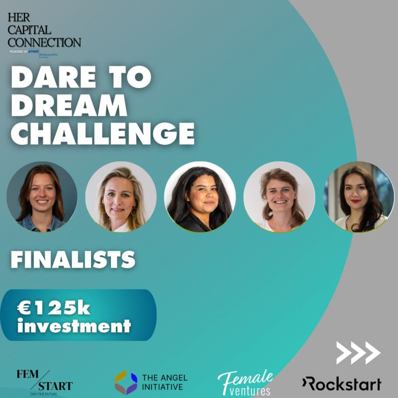 ⏳ 2 days to go! We're thrilled to gather at Her Capital Connection to empower female founders!

✨ Keynote by Anke Huiskes

💸 Pitching for €125K in the Dare to Dream Challenge

🤝 Workshops &amp; networking

📍 Jan 24, 14.00—19.00 | KPMG, Amstelveen