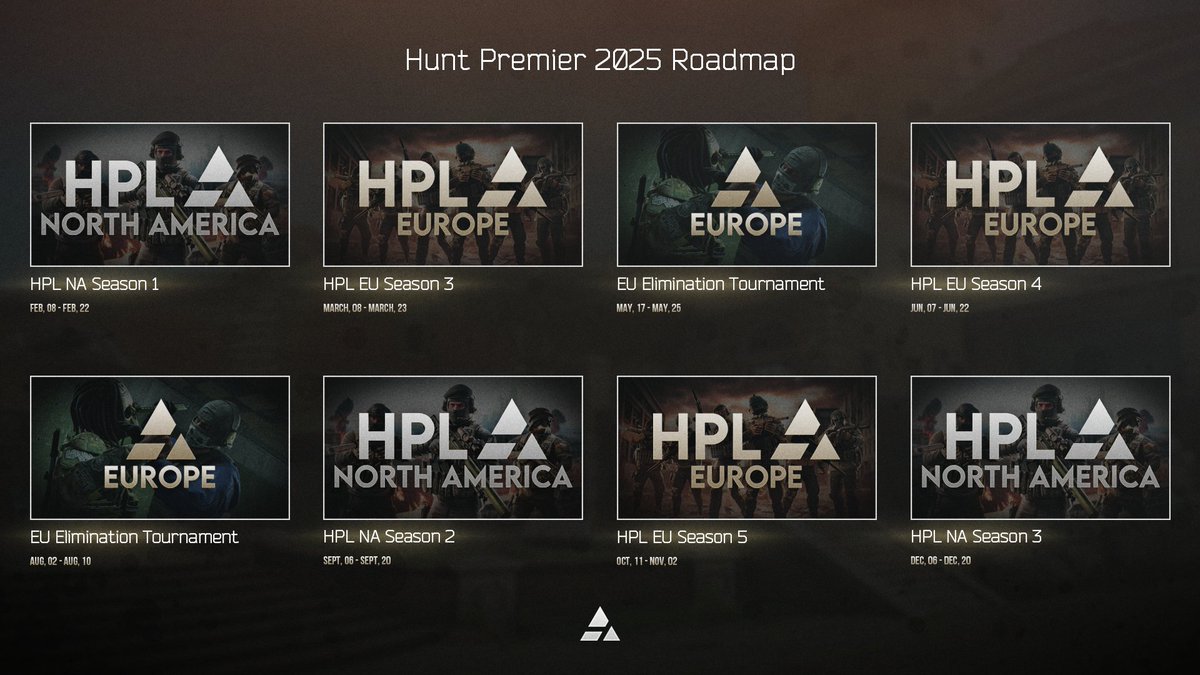 Hunt Premier (@huntpremier_) on Twitter photo We are excited to present our <a href="/tarkovarena/">Escape from Tarkov: Arena</a> roadmap for 2025!
More information about upcoming tournaments can be found here: arena.tarkov.com/news/escape-frโฆ
#tarkovarena We are excited to present our <a href="/tarkovarena/">Escape from Tarkov: Arena</a> roadmap for 2025!
More information about upcoming tournaments can be found here: arena.tarkov.com/news/escape-frโฆ
#tarkovarena