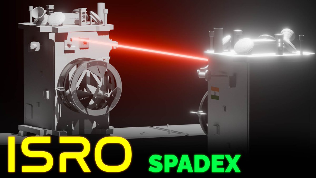 gareebscientist's tweet image. New Video 📢:
ISRO's LASER Docking Explained in 3D | #Spadex 
Video link in reply ⏬