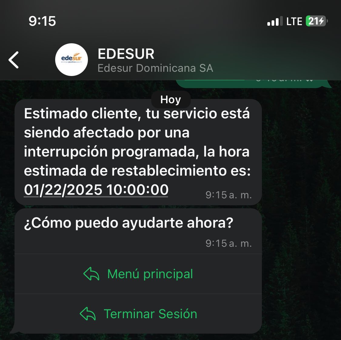 Oye ahoraaaaa!!!!! A las 10am llegará la luz gracias a la “interrupción programada” 🤬🤬🤬🤬🤬