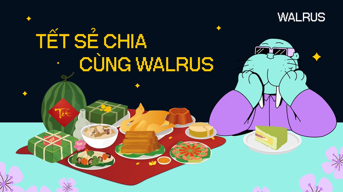 Walrus_VN's tweet photo. 🧧 Tết đến rồi, đón lộc rước hên cùng Walrus thôi!

Tham gia Tết sẻ chia cùng Walrus để nhận lì xì may mắn nhé anh em! Điều kiện siêu đơn giản:

1⃣ Theo dõi @Walrus_VN và Tham gia group Telegram chính thức: https://t.co/zET0aErv2m
2⃣ Like và share bài viết này 
3⃣ Điền form xác nhận https://t.co/5910646043

🏆 Phần thưởng: 10 người chơi may mắn nhất sẽ được ting ting liền tay $20 lì xì!

Không chỉ vậy: Tất cả những ai tham gia sẽ có cơ hội nhận thưởng SUI testnet trong chương trình bí mật ngày 27/1 tới! 🤫

Nhanh tay “giựt lộc” trước 27/1 anh em nhé!