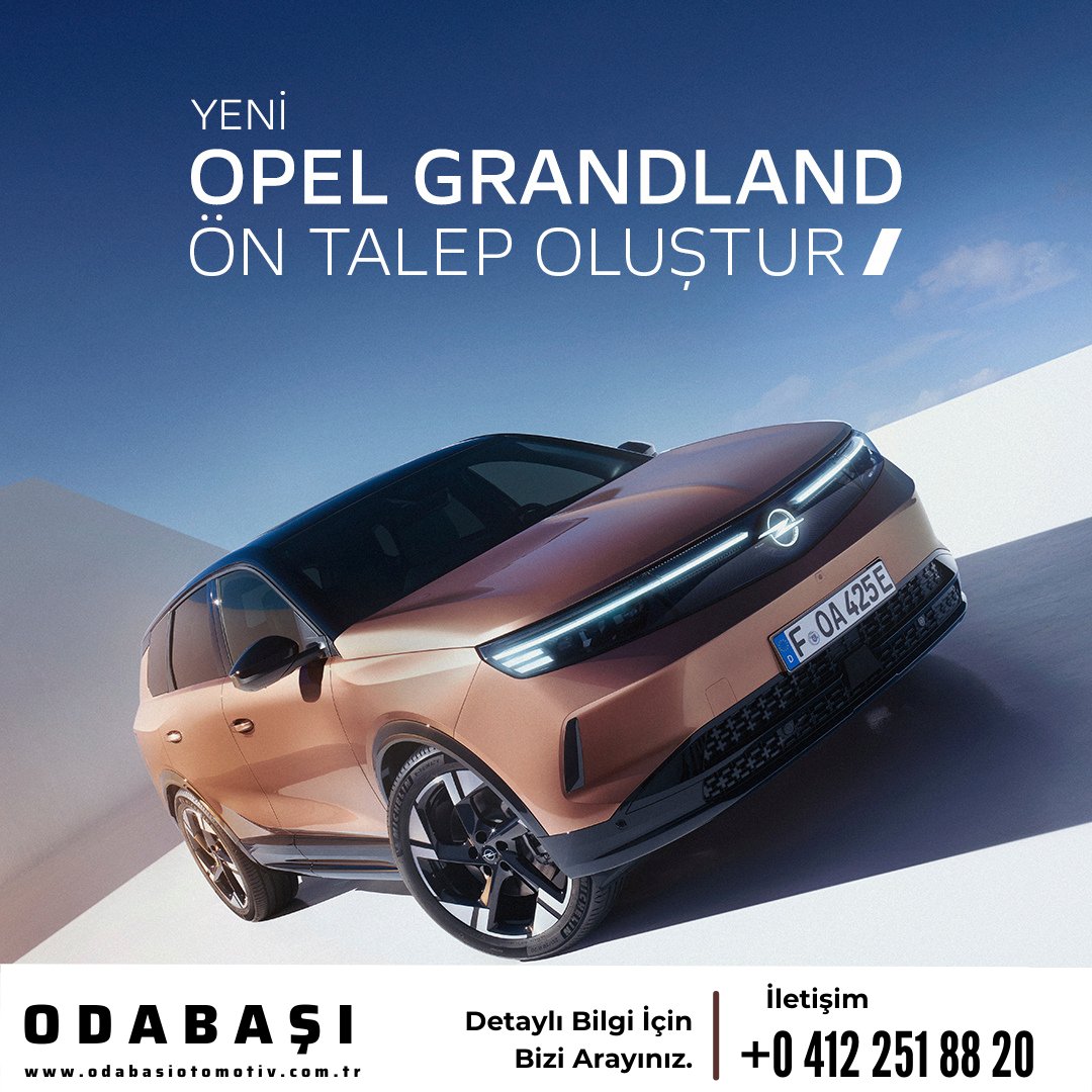 #YeniGrandland Grand tasarım, grand teknoloji.

Detaylı bilgi için; 0 (412) 251 88 20

#Grandland #opeltürkiye #opelodabaşı