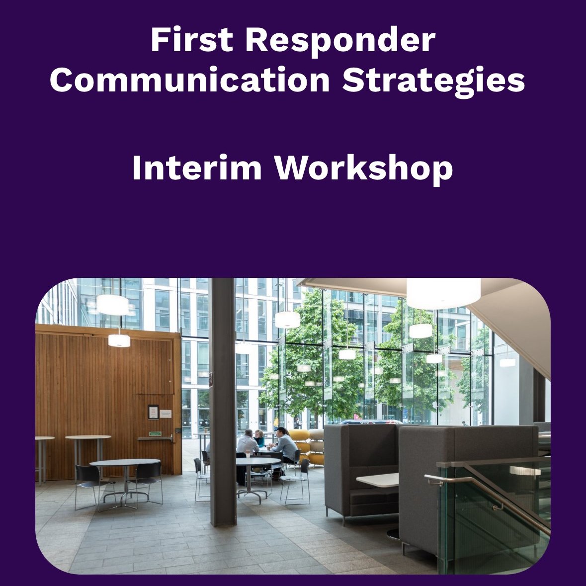 FRCommsStrategy's tweet photo. A big achievement in 2024 was our Interim workshop. Bringing together 47 leading stakeholders from first responder organisations, government, academia and industry to evaluate our project results, identify avenues for impact and future work. More at https://t.co/T1a0pOoupD https://t.co/848kjF7iln