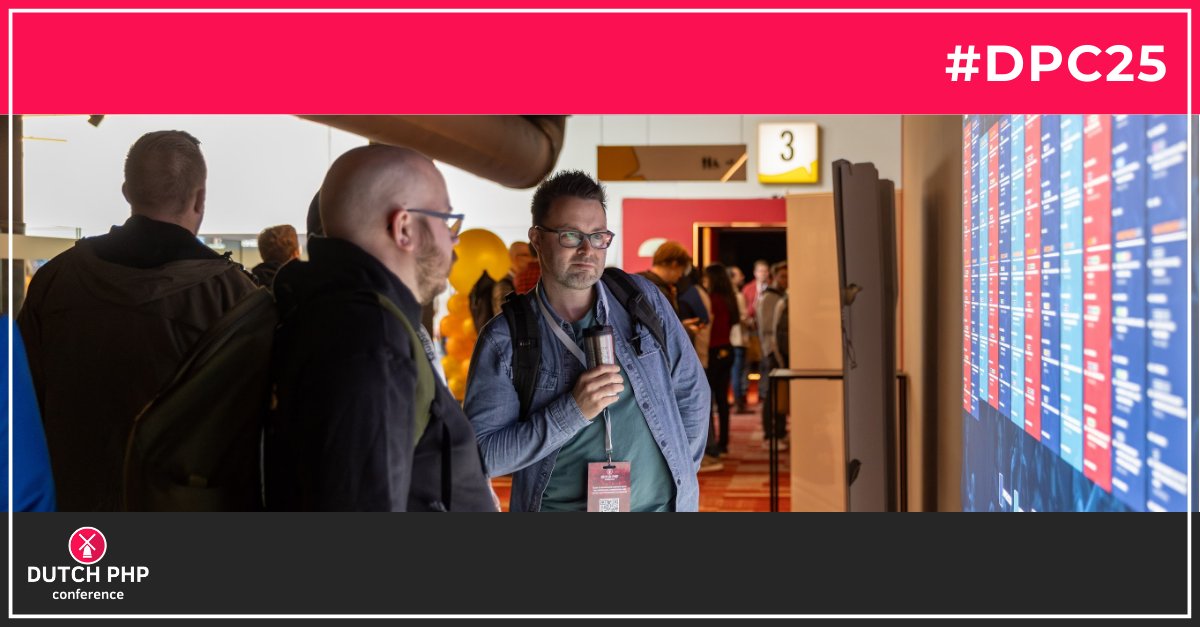 dpcon's tweet image. 🎉 The #DPC25 schedule is here! With less than 2 moths to go, explore the lineup of expert speakers, innovative sessions and all things #phpdevelopment

 phpconference.nl/schedule-2025/

See the schedule now and tell us which talk you’re most excited about!

#schedule #techconference
