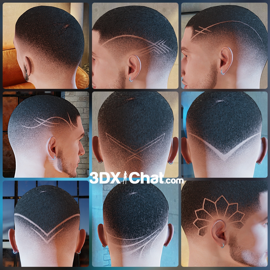 3dxchat's tweet photo. 💇‍♂️ New shaved designs for hairstyles are here, thanks to the modular hair system! Mix and match for a unique look—now available in #3DXChat! ✂️✨

Check out more updates here: https://t.co/mXLYhGYeOW

#VirtualWorlds #MetaverseStyle #GameUpdates #AvatarCustomization https://t.co/r4RCE06mWs