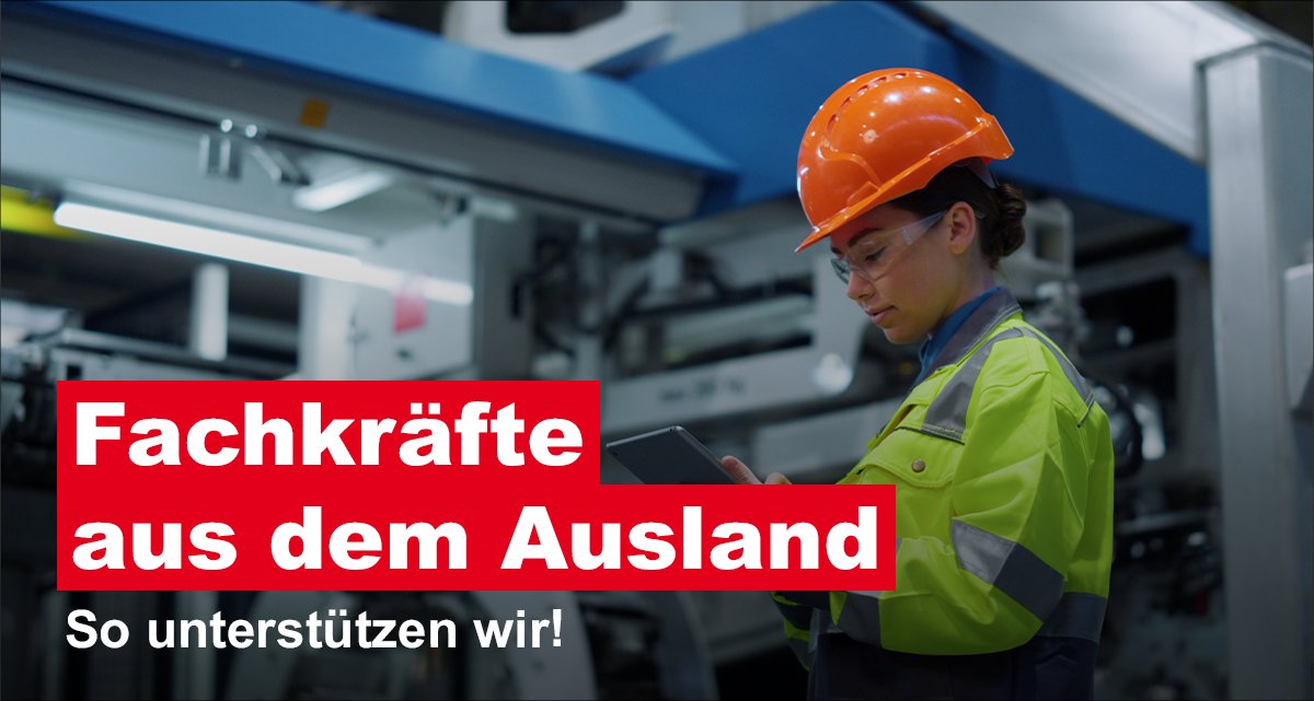 🌍 Internationale Fachkräfte gewinnen

Fachkräfte aus dem Ausland gesucht? Wir unterstützen bei Rekrutierung, Anerkennung und Integration. Entdecken Sie die Services für Arbeitgeber*innen.

💡 Erfahren Sie im #FaktorA-Artikel, wie es  geht: arbeitsagentur.de/faktor-a/mitar…