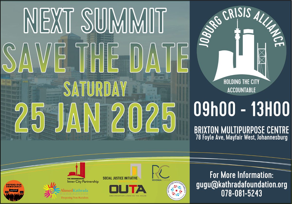 We are mobilising for accountability! Let's address the crisis of mismanagement and plundering public money.