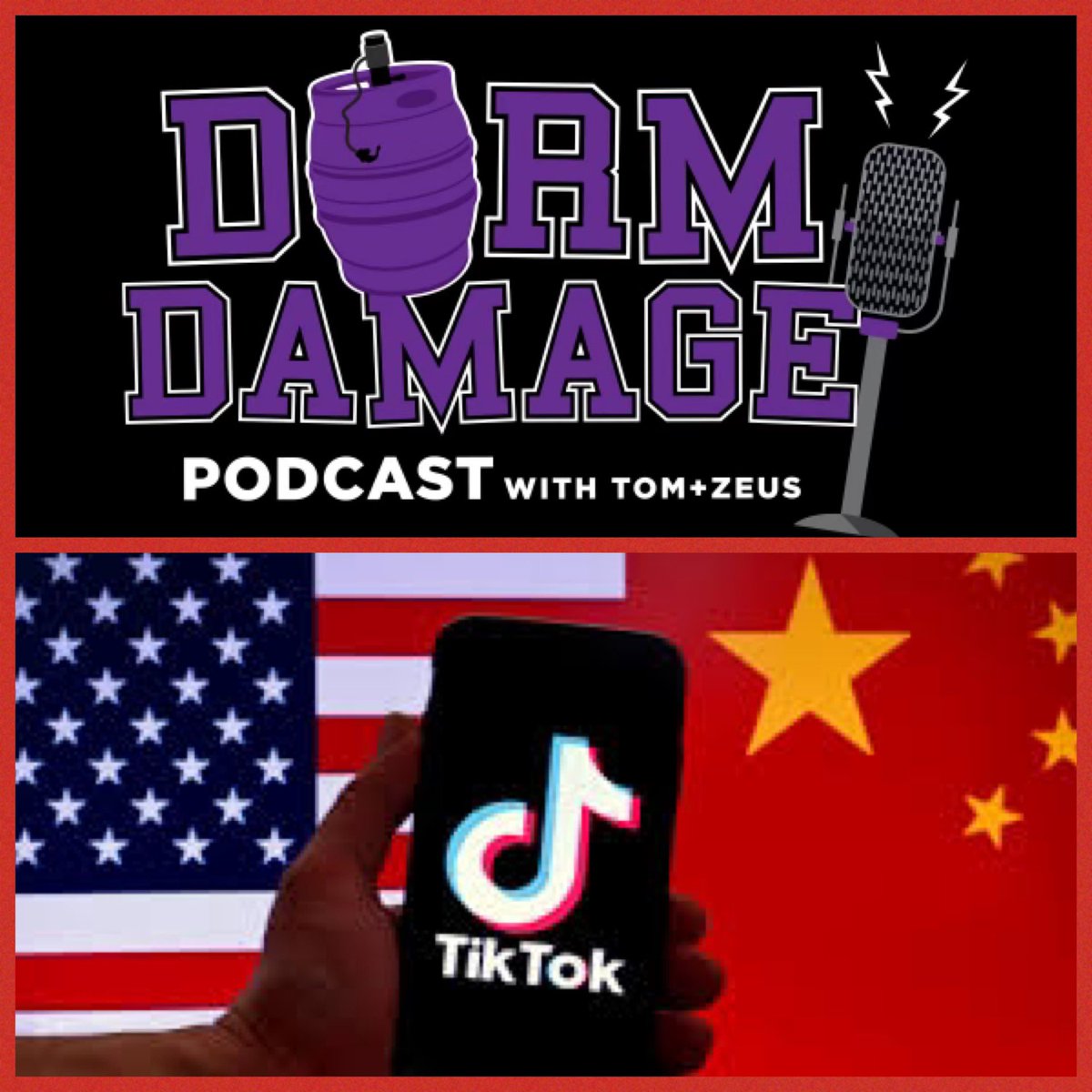 SIOLoudcast's tweet photo. 🚨NEW EPISODE! On the latest episode of Dorm Damage, we discuss the recent drama with the TikTok ban and the temporary (?) restoration as well as the drama surrounding social media in general!

CHECK US OUT!👇🏻 https://t.co/p6IqBlxOez

@PantheonPods https://t.co/dubWO5hvp8
