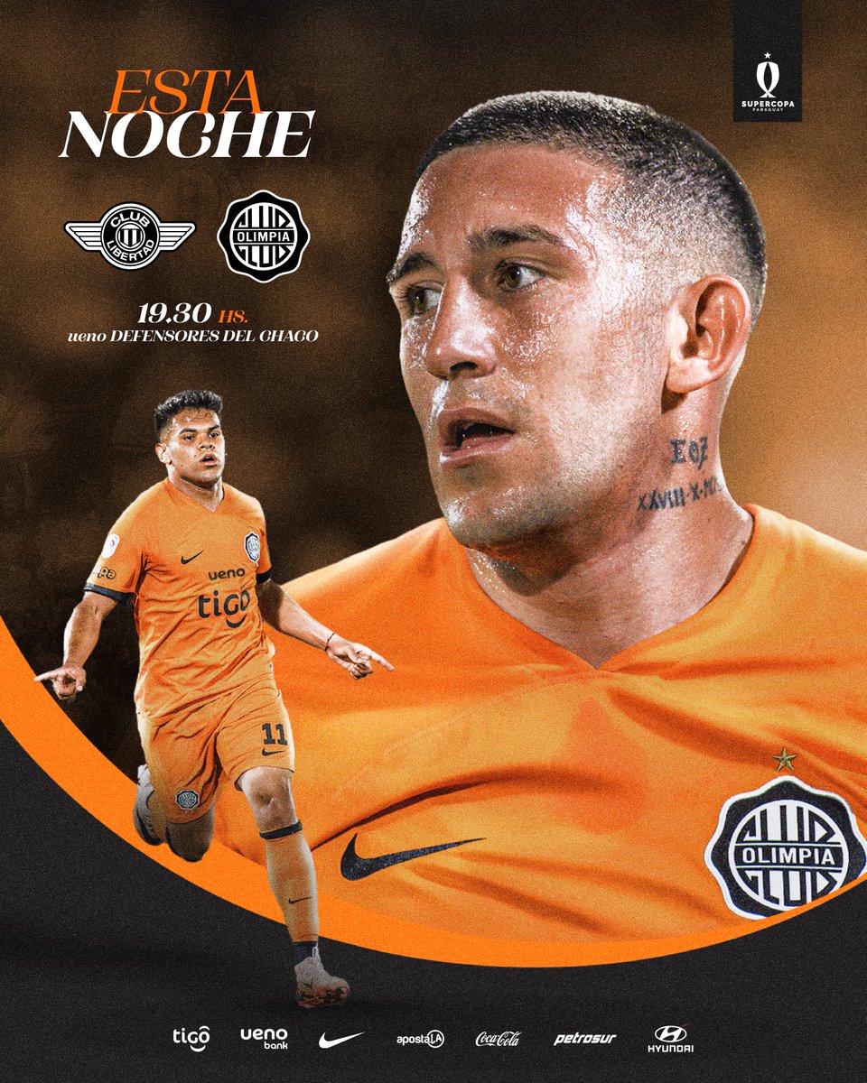 𝐄𝐒𝐓𝐀 𝐍𝐎𝐂𝐇𝐄.

Es por nosotros.
Es por nuestra maravillosa hinchada.
Es por la bandera franjeada.
Es por nuestro escudo.
Es por la Gloria.

¡Vamos con todo, 𝐎𝐋𝐈𝐌𝐏𝐈𝐀 querido! ⚔️

#SoyDelOlimpia ⚪️⚫️⚪️