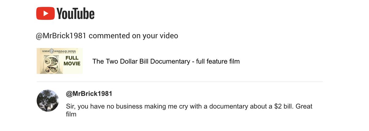 People are finding my documentary on #YouTube, and loving it!