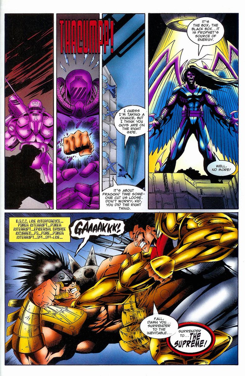 MaximumSupreme's tweet photo. The Supreme Chronicles 1234
SUPREME APOCALYPSE
@NormRapmund
@Dixonverse
@ShannonDenton
#JoeBennet #EXTREME #Supreme #RobLiefeld #Image #ImageComics #Youngblood #Liefeld #Prophet #Berzerkers #KidSupreme #Brigade https://t.co/dVuNEKcj2q