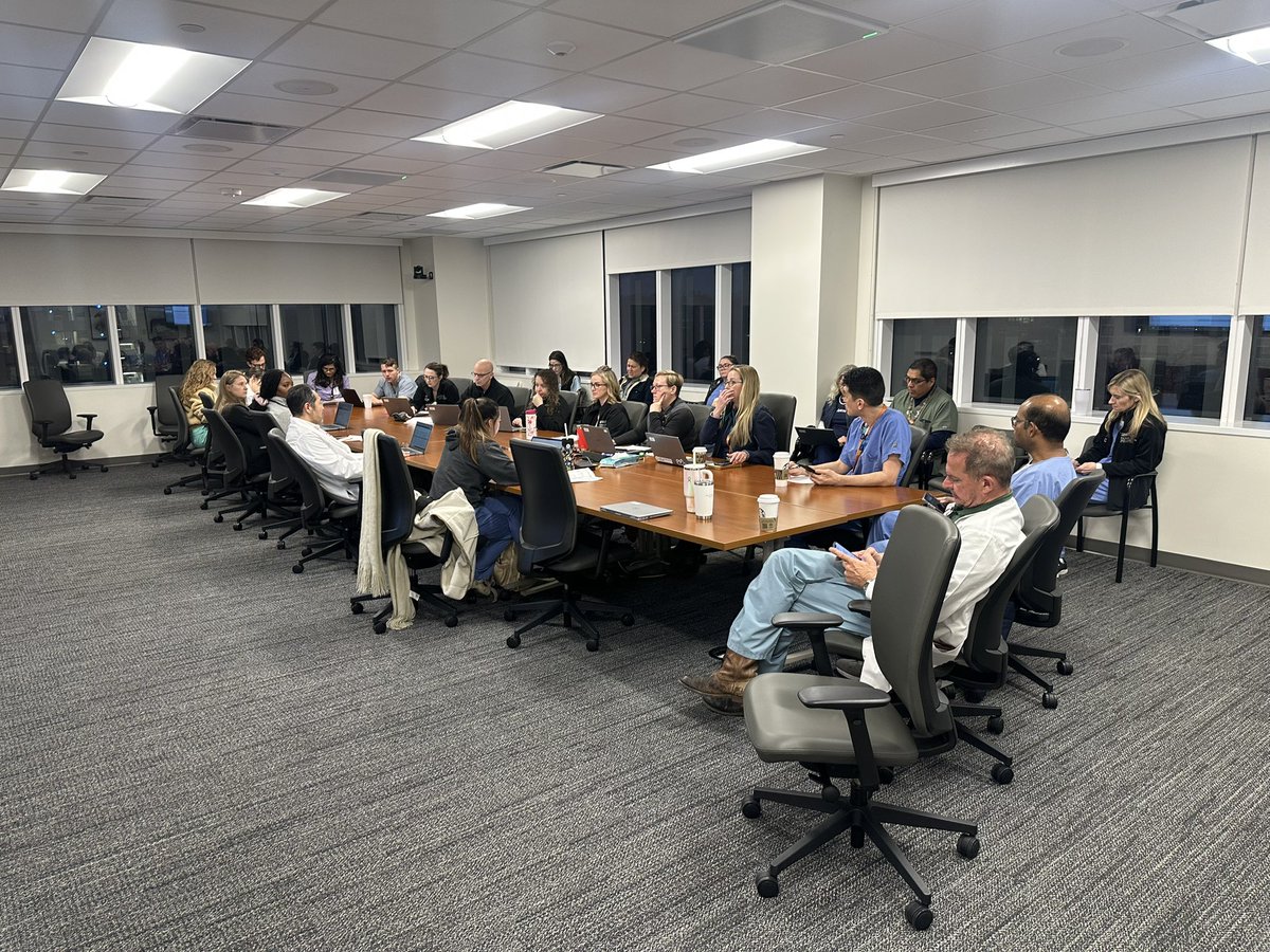 DellMedCardiacSurgery (@dellmedcardiac) on Twitter photo Multidisciplinary rounds with Cardiology, Surgery, Nursing, PT/OT, Social Work, and Pharmacy are an integral part of our daily morning schedule. Every patient on the service is discussed in detail.
<a href="/geoarnaoutakis/">George Arnaoutakis</a> <a href="/KarenMKimMD1/">Karen M Kim, MD</a> <a href="/MasaOno21/">Masahiro Ono</a> <a href="/DellMedCardio/">Cardiology Fellowship - UT Austin</a> <a href="/DellMedSchool/">Dell Medical School</a> <a href="/Boeph13/">Bo Kim</a> Multidisciplinary rounds with Cardiology, Surgery, Nursing, PT/OT, Social Work, and Pharmacy are an integral part of our daily morning schedule. Every patient on the service is discussed in detail.
<a href="/geoarnaoutakis/">George Arnaoutakis</a> <a href="/KarenMKimMD1/">Karen M Kim, MD</a> <a href="/MasaOno21/">Masahiro Ono</a> <a href="/DellMedCardio/">Cardiology Fellowship - UT Austin</a> <a href="/DellMedSchool/">Dell Medical School</a> <a href="/Boeph13/">Bo Kim</a>