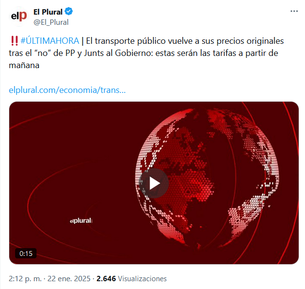 pabloharour's tweet photo. Táctica para idiotas: 

1) Meto 2000 cosas en un decreto que no tienen nada que ver entre sí en lugar de ir separado

2) Si no sale adelante, acuso los que votan en contra de estar a favor de subir el precio del transporte https://t.co/YitAckz5CE