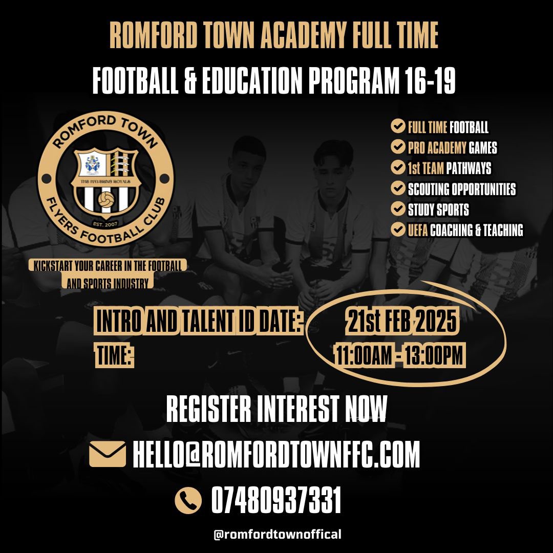 Romford Town FFC tweet media