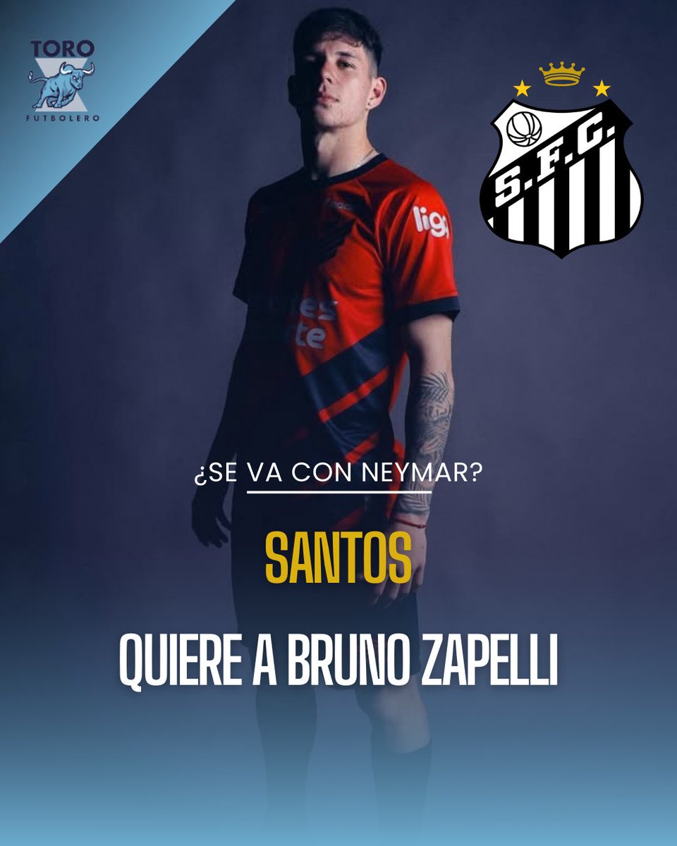 torofutbolero's tweet photo. 💣 según señalaron medios brasileños, #Santos tendría en carpeta al ex #Belgrano, Bruno #Zapelli, quien no está conforme en #Paranaense, y podría llegar en condición de préstamo. https://t.co/1a0izsaxTT