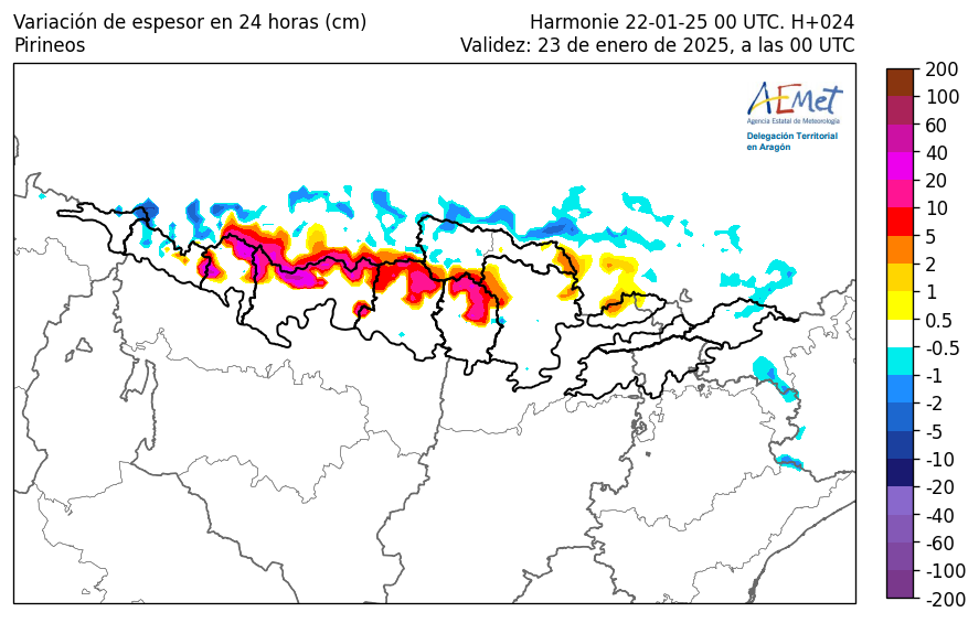 AEMET_Aragon's tweet photo. Variaciones de espesor #nieve en 24 h hoy MIE 22 y mañana JUE 23 y #cotadenieve a medianoche ambos días +INFO https://t.co/Ds3uqkHuQb
@internetfam @montana_segura @eltiempo_atv @sibilafc @JoannaIvars @AragonMeteo https://t.co/AvTPS67Q04