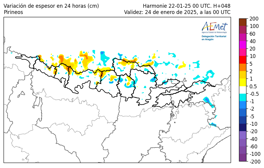AEMET_Aragon's tweet photo. Variaciones de espesor #nieve en 24 h hoy MIE 22 y mañana JUE 23 y #cotadenieve a medianoche ambos días +INFO https://t.co/Ds3uqkHuQb
@internetfam @montana_segura @eltiempo_atv @sibilafc @JoannaIvars @AragonMeteo https://t.co/AvTPS67Q04