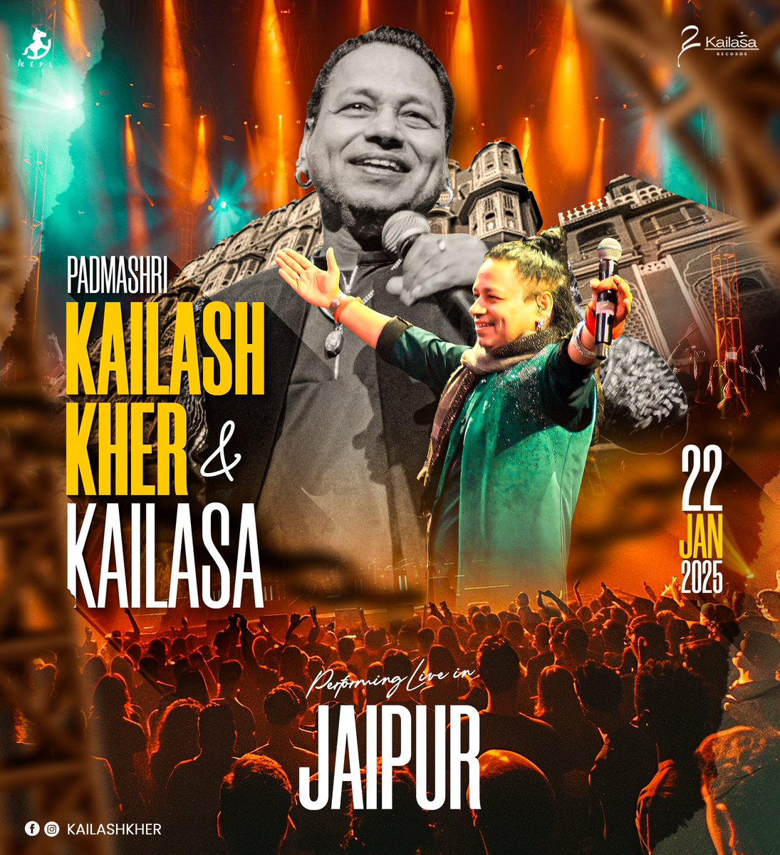 Kailash Kher (@kailashkher) on Twitter photo рдЖрдЬ рдЬрдпрдкреБрд░ рдореЗрдВ рдореЗрд░реЗ рдорд╣рд╛рджреЗрд╡ рдмрд┐рдЦреЗрд░реЗрдВрдЧреЗ рдЕрдкрдиреЗ рдЖрд╢реАрд░реНрд╡рд╛рдж рдХрд╛ рдкреНрд░рднрд╛рд╡рее рд░рд╛рдЬрд╕реНрдерд╛рди рддреЛ рд╡реИрд╕реЗ рд╣реА рдкреНрд░реЗрдо, рд╡реАрд░рддрд╛, рдХрд▓рд╛ рдФрд░ рд╕рдВрдЧреАрдд рдХрд╛ рдЦрдВрдб рд╣реИ, рдХреИрд▓рд╛рд╕рд╛ <a href="/bandkailasa/">Kailasa</a> рдХреЗ рдЕрдзрд┐рдХрд╛рдВрд╢ рд╡реАрдбрд┐рдпреЛ рд░рд╛рдЬрд╕реНрдерд╛рди рдореЗрдВ рд╣реА рдирд┐рд░реНрдорд┐рдд рд╣реБрдпреЗ рд╣реИрдВ, рд╡рд┐рд╢реЗрд╖рдд: рд╕реИрдВрдпрд╛ рддрдерд╛ рдЪрд╛рдВрджрди рдореЗрдВ рее <a href="/kailasarecords/">Kailasa Records</a> реР рдЖрдЬ рдЬрдпрдкреБрд░ рдореЗрдВ рдореЗрд░реЗ рдорд╣рд╛рджреЗрд╡ рдмрд┐рдЦреЗрд░реЗрдВрдЧреЗ рдЕрдкрдиреЗ рдЖрд╢реАрд░реНрд╡рд╛рдж рдХрд╛ рдкреНрд░рднрд╛рд╡рее рд░рд╛рдЬрд╕реНрдерд╛рди рддреЛ рд╡реИрд╕реЗ рд╣реА рдкреНрд░реЗрдо, рд╡реАрд░рддрд╛, рдХрд▓рд╛ рдФрд░ рд╕рдВрдЧреАрдд рдХрд╛ рдЦрдВрдб рд╣реИ, рдХреИрд▓рд╛рд╕рд╛ <a href="/bandkailasa/">Kailasa</a> рдХреЗ рдЕрдзрд┐рдХрд╛рдВрд╢ рд╡реАрдбрд┐рдпреЛ рд░рд╛рдЬрд╕реНрдерд╛рди рдореЗрдВ рд╣реА рдирд┐рд░реНрдорд┐рдд рд╣реБрдпреЗ рд╣реИрдВ, рд╡рд┐рд╢реЗрд╖рдд: рд╕реИрдВрдпрд╛ рддрдерд╛ рдЪрд╛рдВрджрди рдореЗрдВ рее <a href="/kailasarecords/">Kailasa Records</a> реР