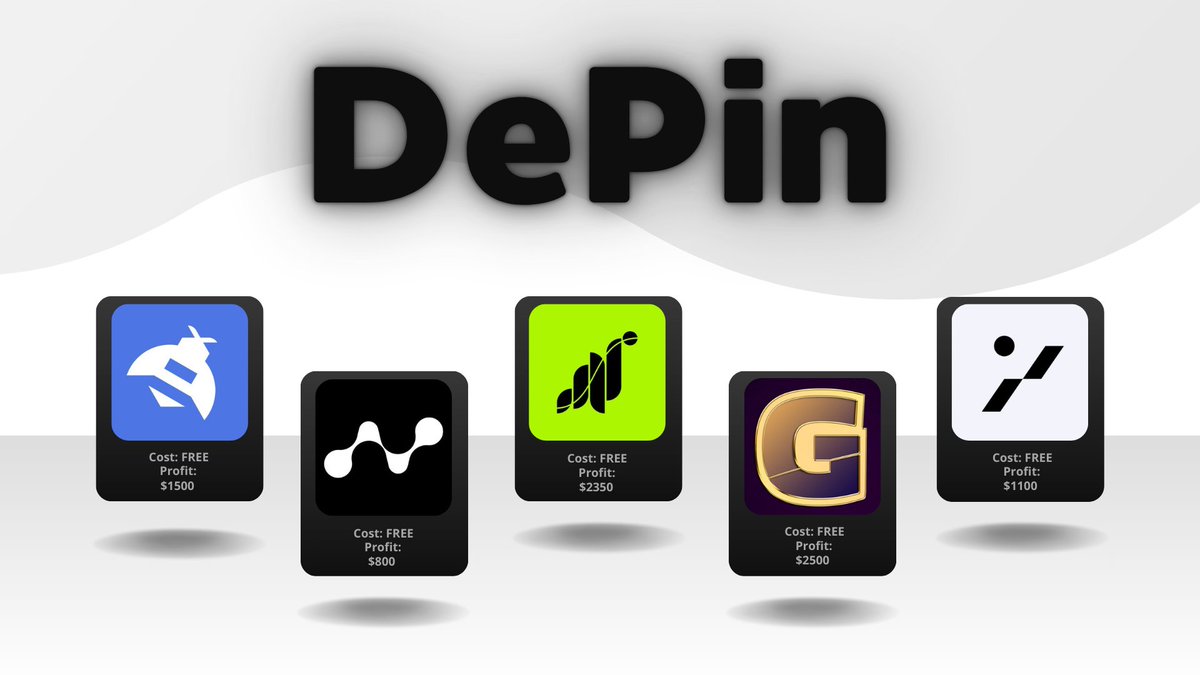 QmoCrypto's tweet photo. #DePIN can make you $1M by the end of 2025

All you need is a phone to earn $3-6k per week

DePIN is your chance to leave hard work behind

Here are some of the best projects I know 🧵👇 https://t.co/uDpEe4XkvE