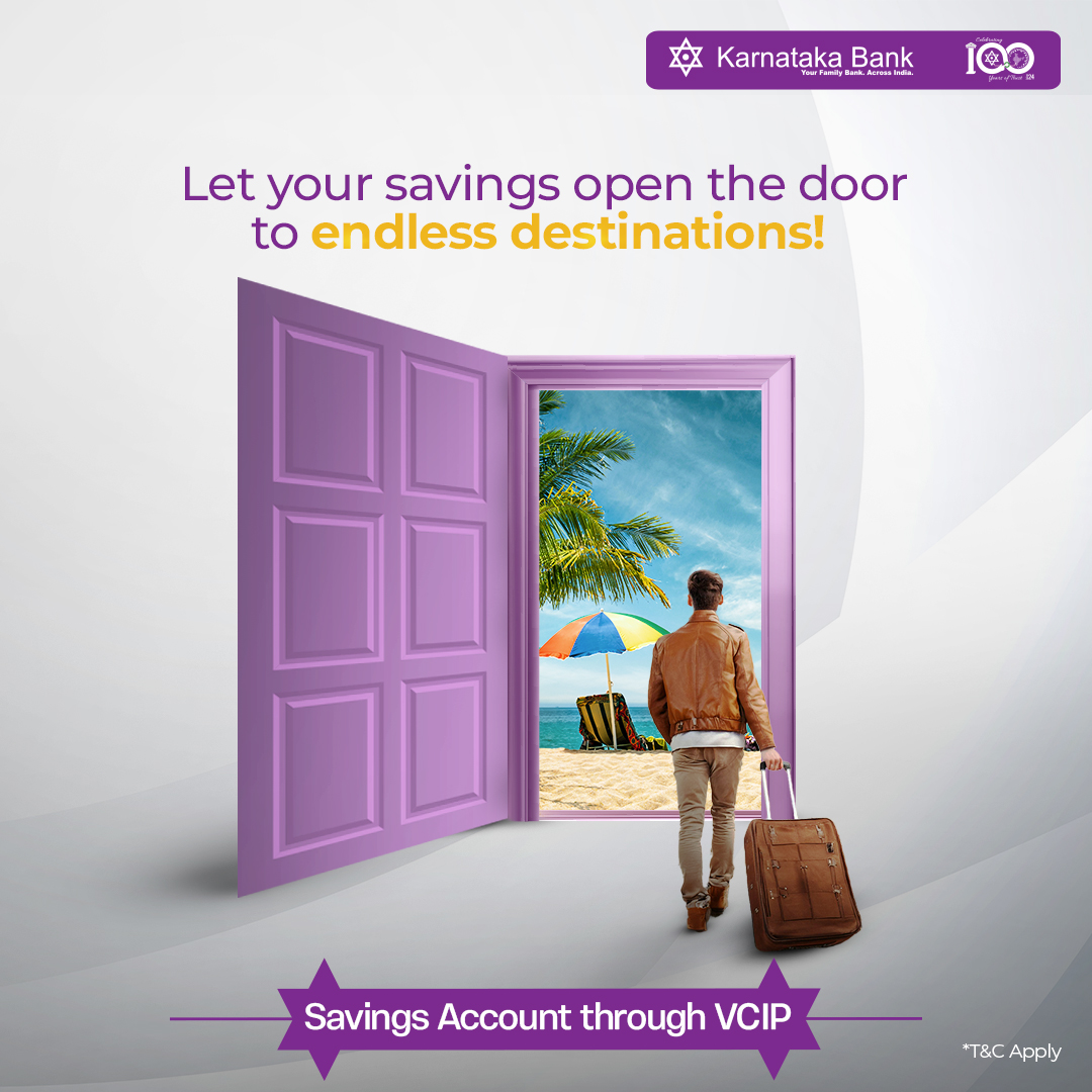 KarnatakaBank's tweet image. Your savings hold the key to new experiences. Let KBL Savings account help you open door to your next adventure.

Apply now: karnatakabank.com/apply-now

#karnatakabank #easytransaction #bank #business #easypayment #Banking #Savingsaccount #Savings #financialgoals