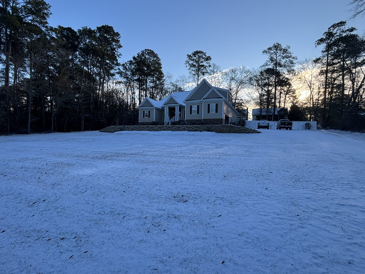 “…Cleanse me, and I will be whiter than snow.”Psalms 51:7 I love that promise from scripture as I look at a blanket of white this morning. Thankful for a savior in Jesus.