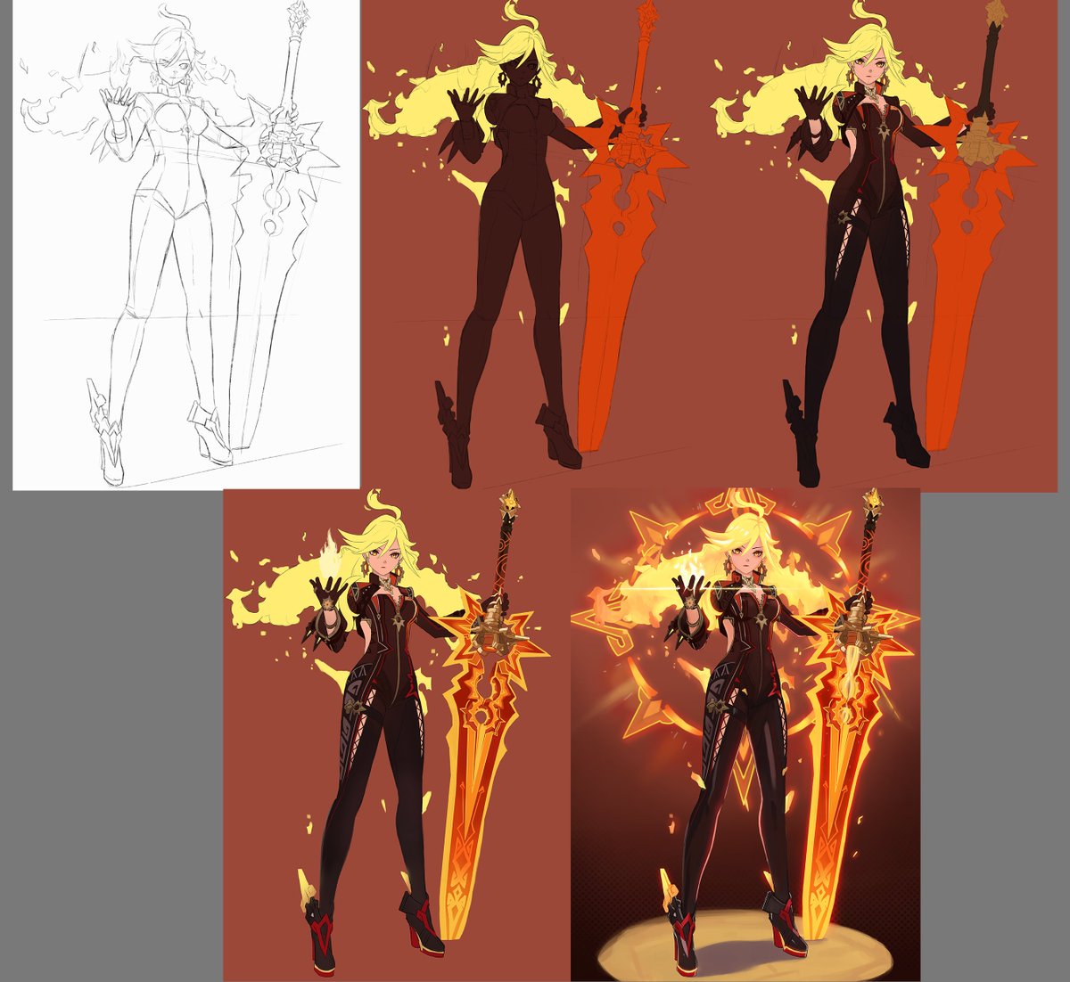 There Mavuika Fanart
#GenshinImpact #fanart