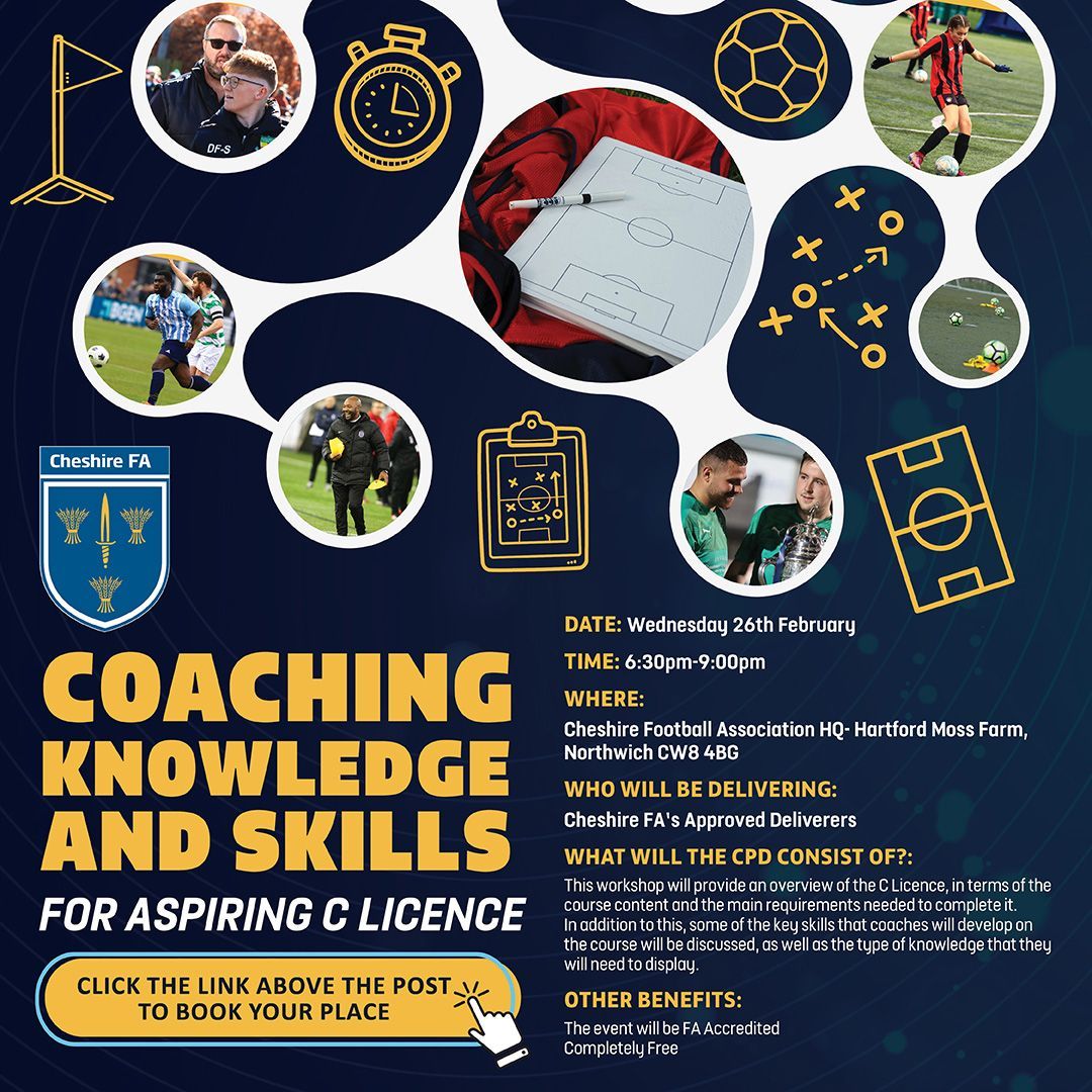 Cheshire Football Association tweet media