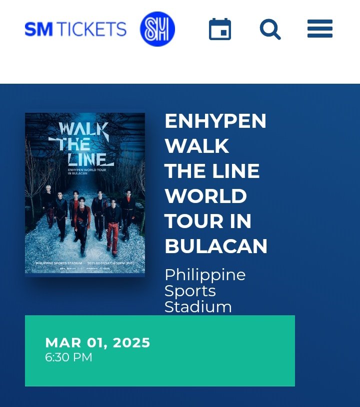 Meron na sya sa site!!! Good luck to us tomorrow. may we secure our desired tier/seats 🙏🏻✨🍀🧿
