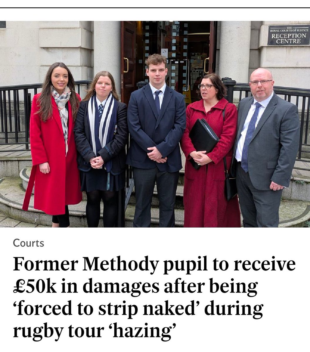 Phoenix Law Belfast (@phoenixlawhr) on Twitter photo Methody pupil secures in excess of £50,000 in damages after Rugby School trip.
Our <a href="/vichaddock/">Victoria Haddock</a> acts. Methody pupil secures in excess of £50,000 in damages after Rugby School trip.
Our <a href="/vichaddock/">Victoria Haddock</a> acts.