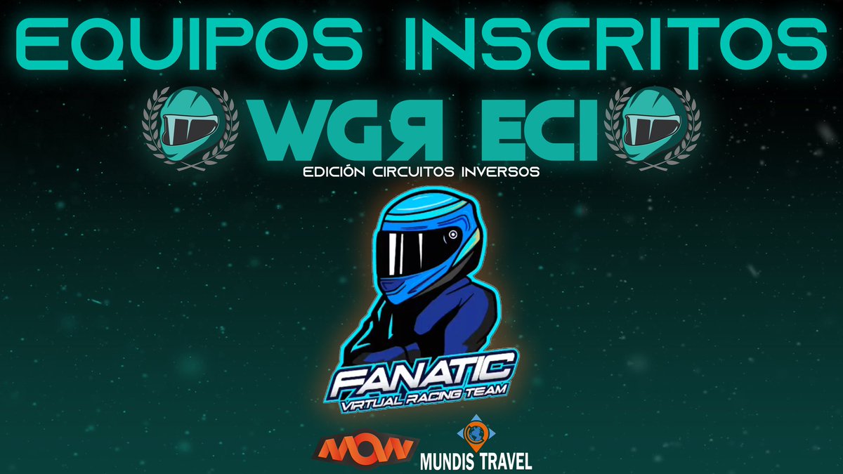 AGT Championship (@agtchampionship) on Twitter photo Turno de otro debutante. Equipo que teniamos muchas ganas de que corriese en nuestra competición 🙈
<a href="/FanaticVirtual/">FANATIC Virtual Racing Team</a> es nuestro decimotercer equipo inscrito 💪🏽
Suerte compiis 🍀
Reglamento técnico⤵️
drive.google.com/file/d/11BGYju…
Inscripciones⤵️
docs.google.com/forms/d/e/1FAI… Turno de otro debutante. Equipo que teniamos muchas ganas de que corriese en nuestra competición 🙈
<a href="/FanaticVirtual/">FANATIC Virtual Racing Team</a> es nuestro decimotercer equipo inscrito 💪🏽
Suerte compiis 🍀
Reglamento técnico⤵️
drive.google.com/file/d/11BGYju…
Inscripciones⤵️
docs.google.com/forms/d/e/1FAI…