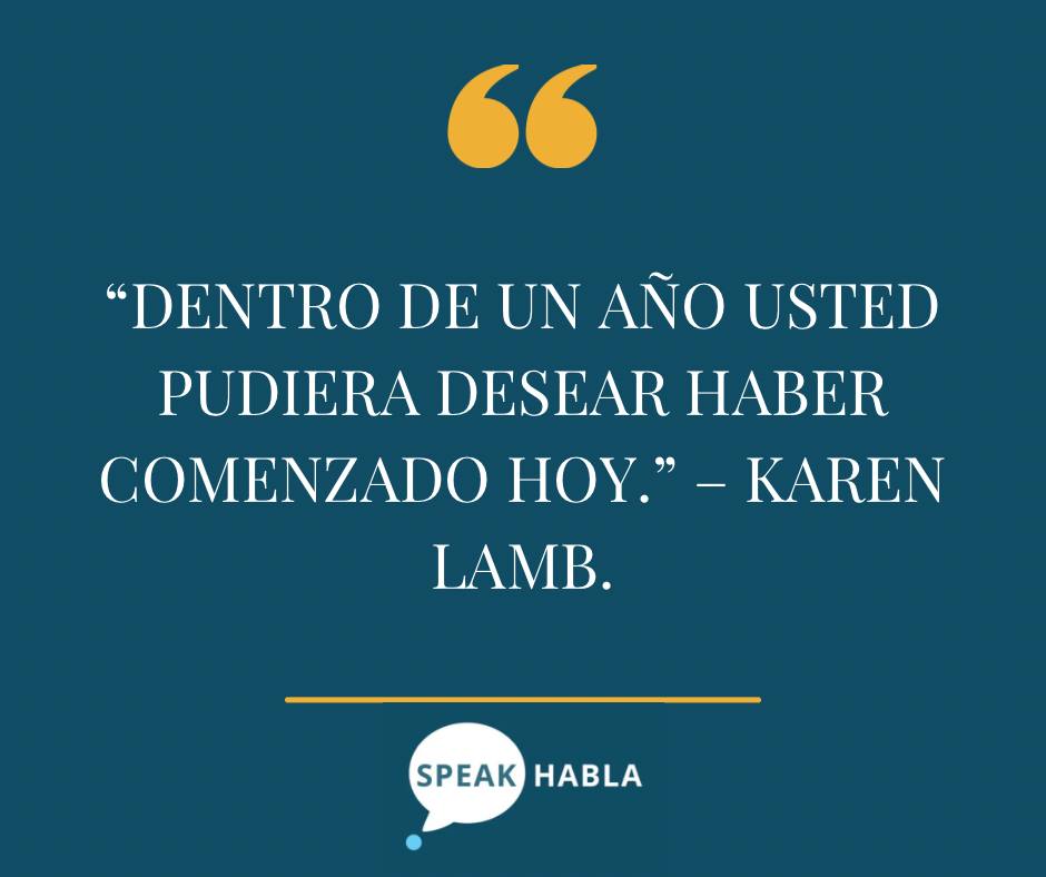 speak_habla's tweet photo. “A year from now you may wish you had started today.” – Karen Lamb.
¡Imagina cuánto puede avanzar tu inglés si comienzas la clase hoy mismo! ¡Empieza aquí!
https://t.co/ASZn2LH7Ss
#clasesdeingles #businessenglish #clasesvirtuales  #professionalgrowth #desarrolloprofesional https://t.co/OFHTdN9gAJ
