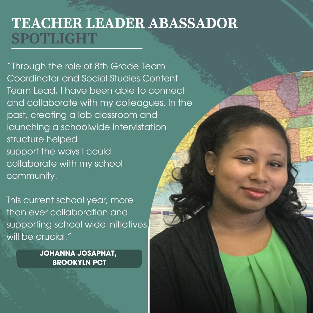 📣 Are you ready to become a teacher leader? The TCP application is OPEN &amp; teacher leaders, like Johanna, are available to chat with NYC teachers about this opportunity. Schedule a meeting today! bit.ly/3EwaUXt